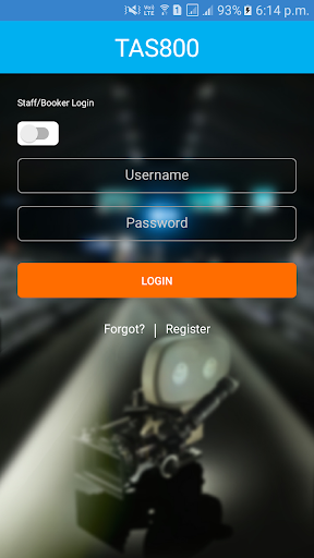 Android application TAS800 screenshort