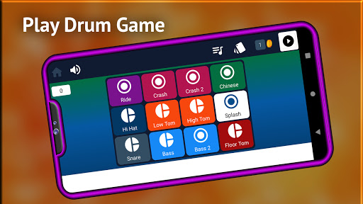 Android application UP Drum Kit & Drumpad Games screenshort