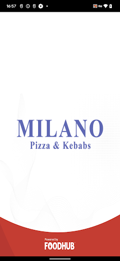 Android application Milano Pizza and Kebabs screenshort