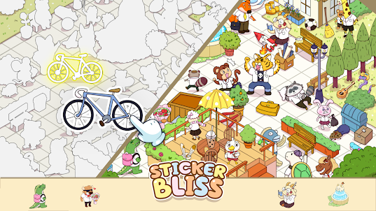 Sticker Bliss - Color Book