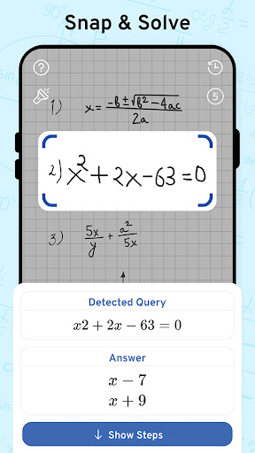 Math Scanner - Math Solutions 9