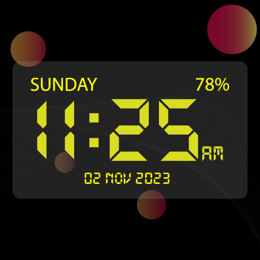 Live Wallpaper - Digital Clock  Icon