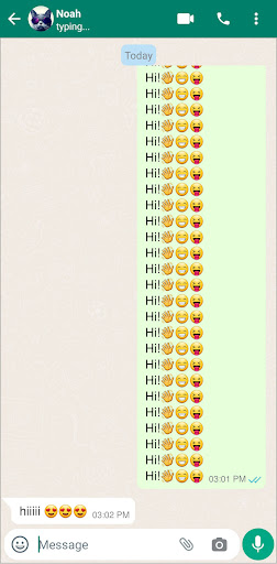 Text Repeater Screen 2