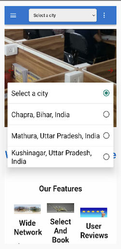Android application Study Venue screenshort