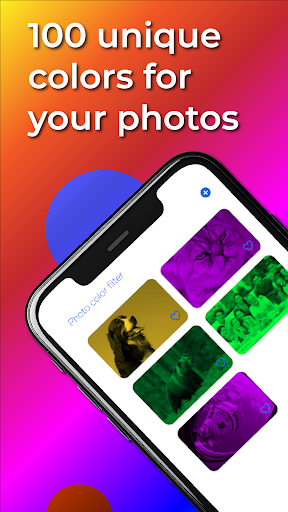 Android application Photo color filter screenshort