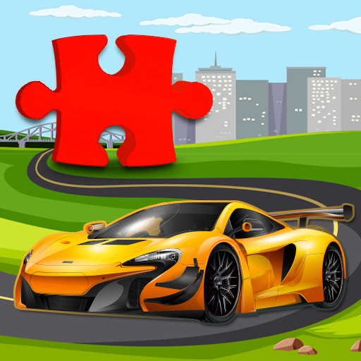 Puzzles cars logo