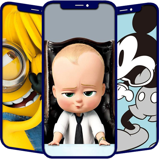 Cartoon Cute Fan Art Wallpaper logo