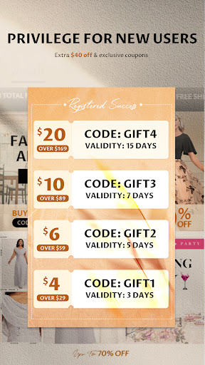 Rosewe-Online Shopping Screen 2