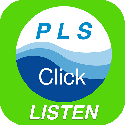PLS Click Listen logo