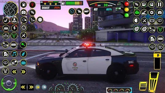 경찰 게임 - 자동차 게임