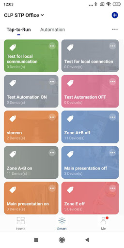 Android application Smart Sensor Automation screenshort
