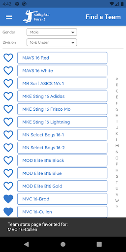 Volleyball Hub screenshot 2