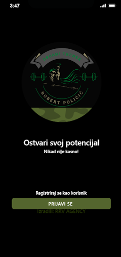 Android application Fitness Warrior screenshort