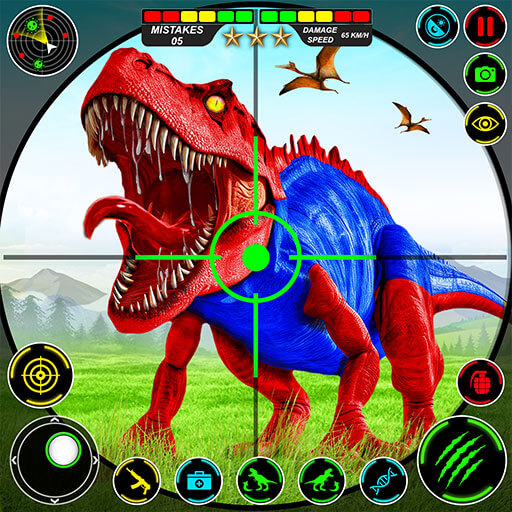 Wild Dinosaur Hunting Zoo Game