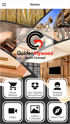 Android application Golden Plywood & HPL screenshort
