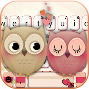 Valentine Owls Love Keyboard Theme