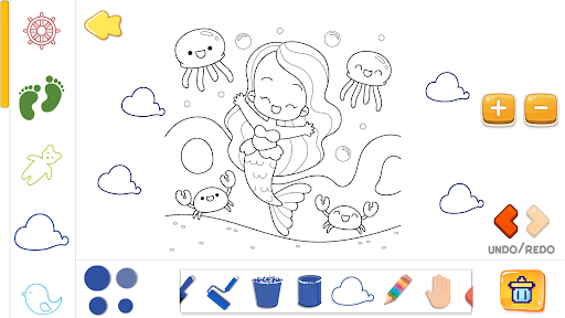 Princess Coloring Page Mermaid