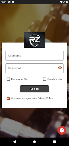 Android application Red Zone Fitness screenshort