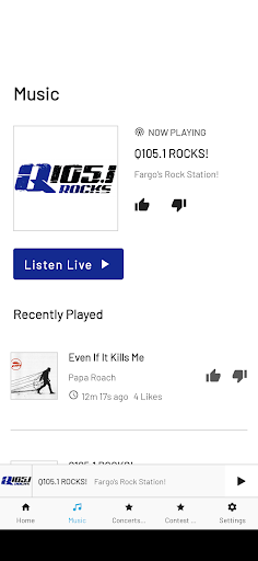 Q105.1 Rocks Screenshot 2 - AppWisp.com