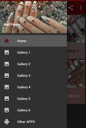 Android application Nail Paint screenshort