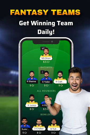 Android application FantasyLineup : Fantasy Team screenshort