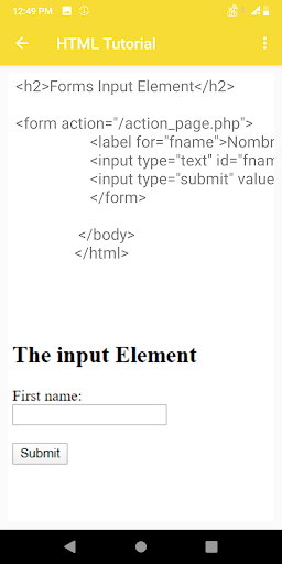 HTML Español Screenshot 2 - AppWisp.com