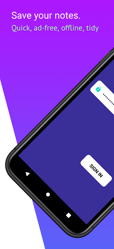 Android application Encrypted Notebook screenshort
