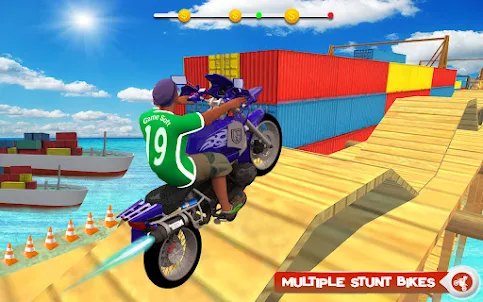 Motor Bike Stunt Racing Games