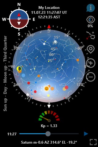 Aurora Forecast Rocketeer Screen 2