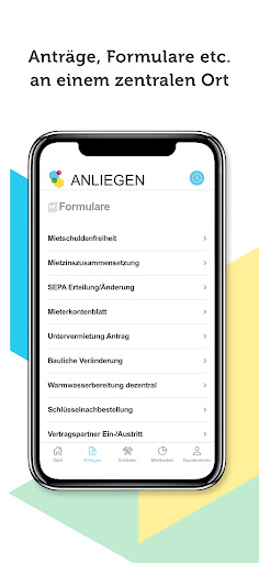 Gewobag Service-App Screen 2