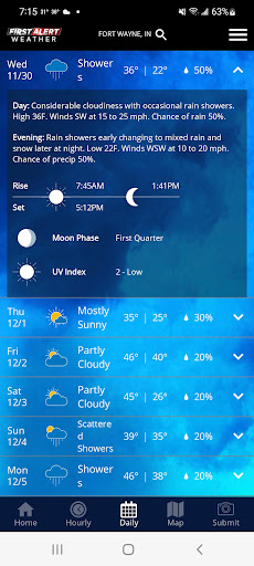 Screenshot of 21Alive First Alert Weather