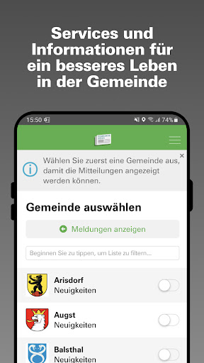 Android application Gemeinde News screenshort