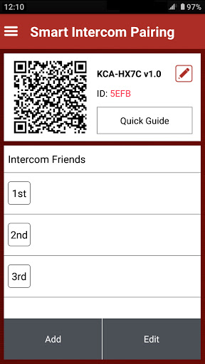 Intercom Utility for KENWOOD Screen 3