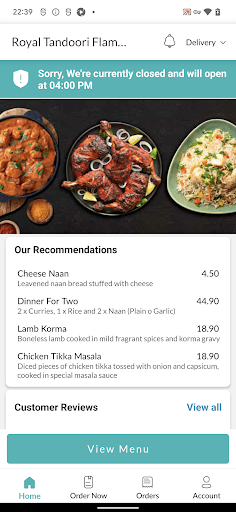 Royal Tandoori Flame Screen 2