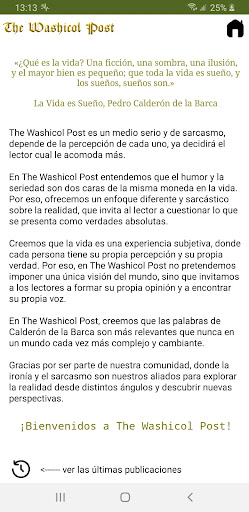 Android application The Washicol Post screenshort