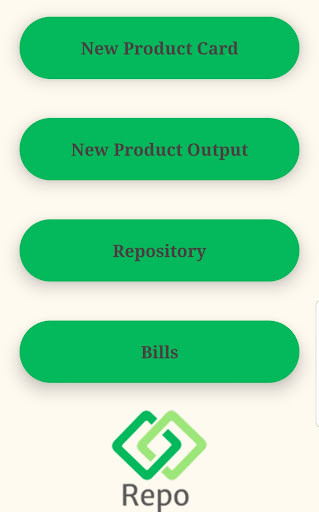 Android application Repo - Inventory And Invoicing screenshort