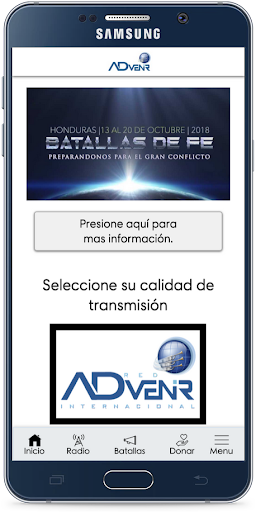 Android application Red ADvenir - TV - Radio screenshort