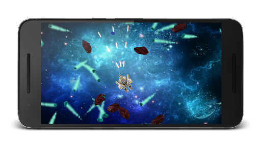 Android application Asteroids 3D screenshort