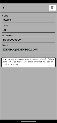 Meu Cadastro Flex Screen 2