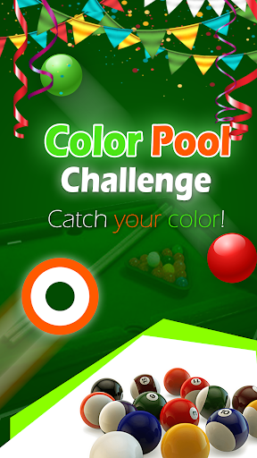 Android application Color Pool Challenge screenshort