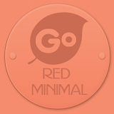 Orange Minimal Go Keyboard icon