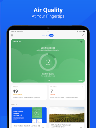 Air Quality and Pollen - AirCare