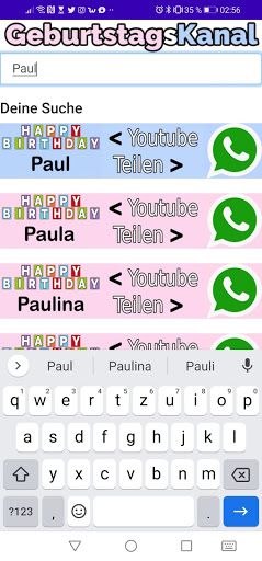 Geburtstagslieder für Whatsapp Screen 2