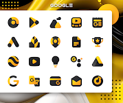 screenshot of Yellow IconPack : LuXYellow