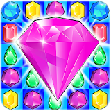 Jewel Match Three Girls Game icon