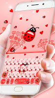 screenshot of Sweet Ladybird Keyboard Theme