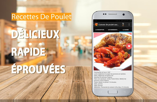 Android application Recettes De Poulet screenshort