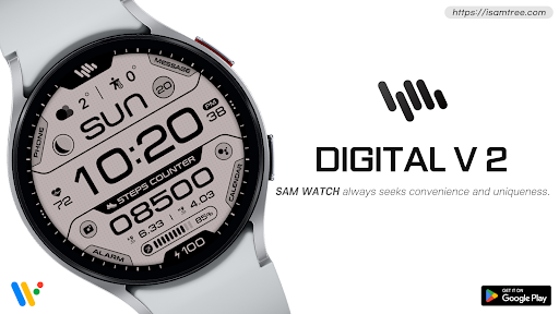 Android application SamWatch Digital V 2 screenshort
