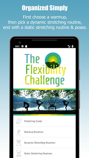 Android application The Flexibility Challenge screenshort