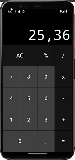 Simple Calc Screen 2
